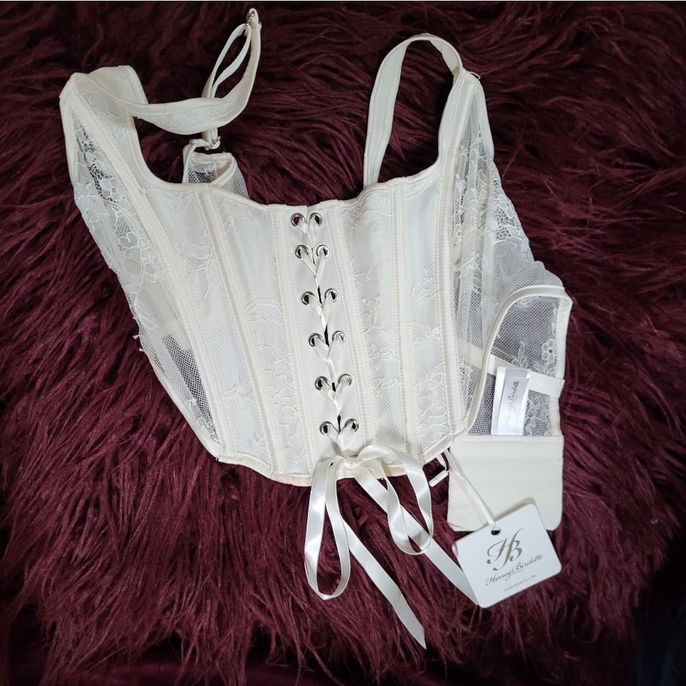 NWT Honey Birdette Rebecca Waspie M  - Picture 16 of 16